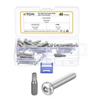 Parafusos DTGN M5x30mm Pan Head Torx Security 304 em aço inoxidável Parafusos DTGN M5x30mm Pan Head Torx Security 304 em aço inoxidável