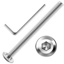 Parafusos e parafusos MYWISH M6 x 60 mm, 30 unidades, prata, aço inoxidável 304 Parafusos e parafusos MYWISH M6 x 60 mm, 30 unidades, prata, aço inoxidável 304