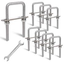 Parafusos em U quadrados SRZTXU M8 40 mm x 100 mm Aço inoxidável 304