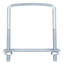 Parafusos em U quadrados YIDU69Q para reboque de aço galvanizado 6 PCS Parafusos em U quadrados YIDU69Q para reboque de aço galvanizado 6 PCS