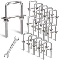 Parafusos em U SRZTXU M8 Square 304 de aço inoxidável 40 mm x 100 mm