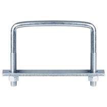 Parafusos em U YIDU69Q quadrados e retangulares 130 mm x 115 mm (4 unidades)