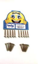 Parafusos Fenda Phillips Bicromatizados 3,5x25mm Kit 20 PÇS - Boly - Ref. 316