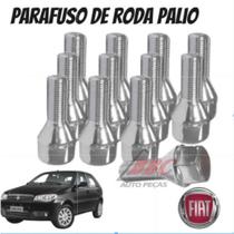 Parafusos Fiat multi Longo Cônico 16pçs Cromado P/ RODA DE LIGA LEVE (PR037)