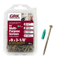 Parafusos GRK 103105 9 x 8 cm Multiuso 80Ct