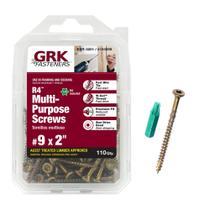 Parafusos GRK Fixeners R4 9 x 2 110CT para moldura de madeira Parafusos GRK Fixeners R4 9 x 2 110CT para moldura de madeira