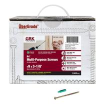 Parafusos GRK Fixeners R4 9 x 3-1/8 1900CT para moldura de madeira Parafusos GRK Fixeners R4 9 x 3-1/8 1900CT para moldura de madeira