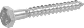 Parafusos hexagonais Hillman, 6 mm x 4 cm, zinco, pacote com 100 Parafusos hexagonais Hillman, 6 mm x 4 cm, zinco, pacote com 100