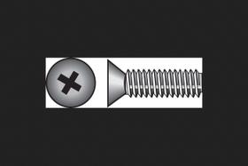 Parafusos Hillman No. 8-32 x 2,5 cm Phillips Flat Head 100 unidades