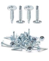 Parafusos ImScrews 8 x 19 mm, cabeça de treliça autoperfurante, zinco, 200 unidades Parafusos ImScrews 8 x 19 mm, cabeça de treliça autoperfurante, zinco, 200 unidades