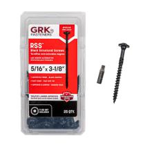 Parafusos ITW BRANDS GRK 95312 RSS 8 mm x 8 cm pretos 25 unidades Parafusos ITW BRANDS GRK 95312 RSS 8 mm x 8 cm pretos 25 unidades