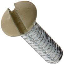 Parafusos Leviton L01-86000-PRT Placa de parede de metal marfim com 20 unidades