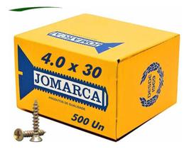 Parafusos Madeira Philips 4,0 X 30 Caixa 500 Pçs Jomarca