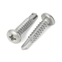 Parafusos MewuDecor 12 x 1 Pan Head, aço inoxidável autorroscante, 410, 100 unidades