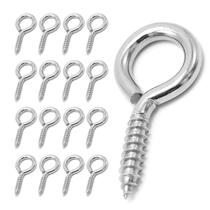 Parafusos oculares ACCZIO 304 em aço inoxidável M6 6,35 cm, pacote com 16