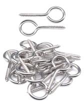 Parafusos oculares IMSCREWS 8/18 de aço inoxidável 63,6 mm 20 unidades Parafusos oculares IMSCREWS 8/18 de aço inoxidável 63,6 mm 20 unidades