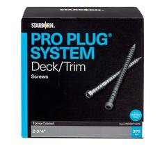 Parafusos para decks ou Trim Pro Plug System em aço revestido com epóxi Parafusos para decks ou Trim Pro Plug System em aço revestido com epóxi