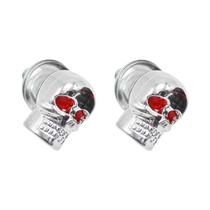 Parafusos Para Suporte De Placa De Motocicleta Com Design De Caveira, 2 Peças, Instalação Fácil