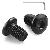 Parafusos Parafusos BNUOK M8-1,25 x 10 mm Tampa de soquete hexagonal de cabeça plana