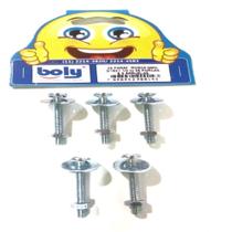 Parafusos Philips Rosca Máquina 3/16"x1.1/2" c/ 5 Porcas e Arruelas Kit 5 PÇS - Boly