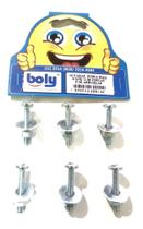 Parafusos Philips Rosca Máquina 3/16"x1" c/ 6 Porcas e Arruelas Kit 6 PÇS - Boly