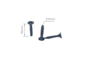 Parafusos Phillips Preto Corrediça E Dobradiça 3.0x16mm 100