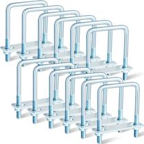Parafusos quadrados em U Dunzy Zincado em Aço Carbono M8x60x100mm