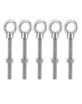 Parafusos roscados QWORK em aço inoxidável marinhos 5/8 x 6 cm, pacote com 5 Parafusos roscados QWORK em aço inoxidável marinhos 5/8 x 6 cm, pacote com 5