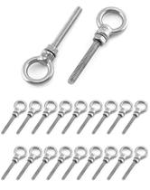 Parafusos roscados QWORK, pacote com 20, 6 mm x 5 cm, aço inoxidável