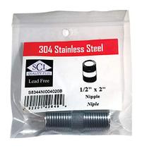 Parafusos Smith-Cooper International Nipple SS 1/2" x 5 cm Parafusos Smith-Cooper International Nipple SS 1/2" x 5 cm