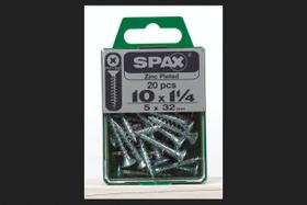 Parafusos SPAX No. 10 x 3,2 cm, zincados, 20 unidades Parafusos SPAX No. 10 x 3,2 cm, zincados, 20 unidades