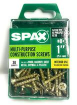 Parafusos SPAX No. 8 x 2,5 cm Phillips/Square Head, pacote com 30 Parafusos SPAX No. 8 x 2,5 cm Phillips/Square Head, pacote com 30