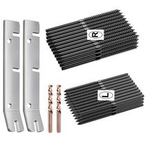 Parafusos Swage Lag BLIKA T316 em aço inoxidável pretos, pacote com 80