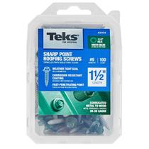 Parafusos TEKS 9 x 3,8 cm Green Roofing 100CT Parafusos TEKS 9 x 3,8 cm Green Roofing 100CT