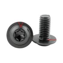 Parafusos Torx De Aço Inoxidável Preto M5 M6 Com Cabeça Antirrisco E Resistente Ao Desgaste Para Parafusos Torx De Aço Inoxidável Preto M5 M6 Com Cabeça Antirrisco E Resistente Ao Desgaste Para