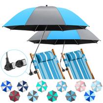 Paraguas para silla NBtoUS 2 unidades con ajuste 360 UPF50+ para playa