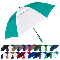 Paraguas STROMBERGBRAND Typhoon Tamer 157 cm a prueba de viento, color verde azulado