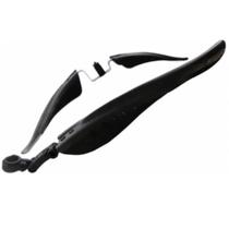 Paralama Aro 26 Mtb Nylon Regulagem bike bicicleta Preto