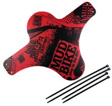 Paralama Diant Mtb (mud Bike ) Vermelho/preto