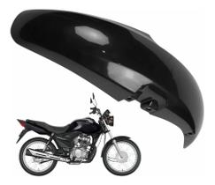 Paralama Dianteiro CG125 2000/2013 Preto Sportive TODAS AS FAN125 DE 2000 ATÉ 2013