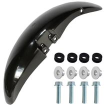 Paralama dianteiro CG125 Fan Titan 2000 a 2013 preto com parafusos