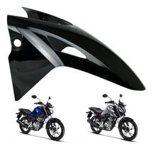 Paralama dianteiro moto titan fan 160 2025 a 2026 preto metalizado