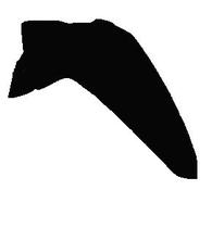 Paralama dianteiro preto plasmoto honda pop 110 Paralama dianteiro preto plasmoto honda pop 110