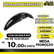 Paralama dianteiro titan 125 2000 a 2013 Paralama dianteiro titan 125 2000 a 2013