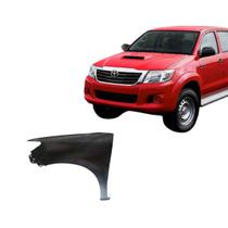 Paralama Toyota Hilux 2011 a 2015 Esquerdo Sem furo pisca sem furo Moldura Paralama Toyota Hilux 2011 a 2015 Esquerdo Sem furo pisca sem furo Moldura