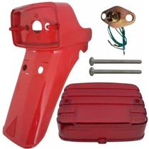 Paralama Traseiro, Lente, Soquete, Parafuso Cg 125 83 Á 85 Vermelho Paralama Traseiro, Lente, Soquete, Parafuso Cg 125 83 Á 85 Vermelho