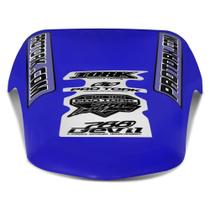 Paralama Traseiro Motocross Pro Tork Mx2 Trilha Universal Azul