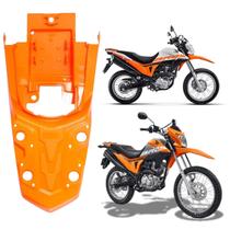 Paralama traseiro rabeta honda nxr bros 160 laranja 2016-2022