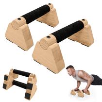 Parallettes Bars Rolitwils Wooden Calistenics 20cm para homens
