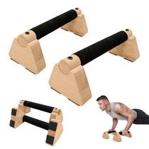 Parallettes de madeira Rolitwils Bars Calistenics Push Up